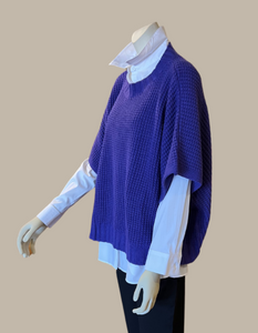 SAHARA Knitted Tabard Sweater Vest