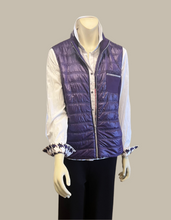 Load image into Gallery viewer, SE - JUST WHITE  Purple Vest
