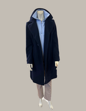 Load image into Gallery viewer, BARABA LEBEK Navy Blue Double Breasted Coat
