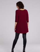 Load image into Gallery viewer, SYMPLI  Tipped Reversible Trapeze Tunic
