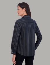 Load image into Gallery viewer, FOXCROFT Mary Stretch No Iron Stripe Shirt
