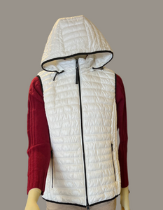 BARBARA LEBEK Down FREE Vest with Removable Hood