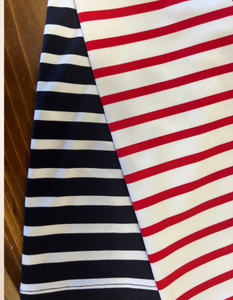 SAINT JAMES PHARE Boat Neck Striped Tunic with UV Fabric
