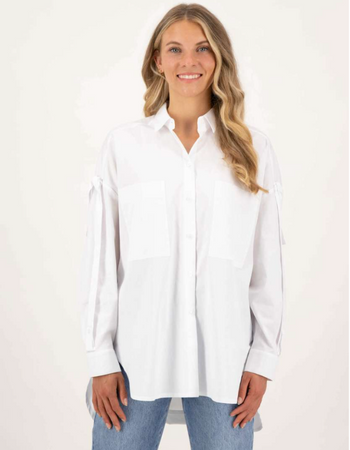 SE - JUST WHITE  Oversize Shirt