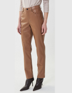 JOSEPH RIBKOFF  Leather Style Pants