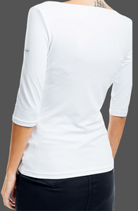 SAINT JAMES Garde De Cote T-shirt with Anti UV Fabric Plain