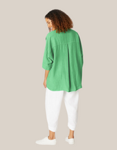 Load image into Gallery viewer, SAHARA Organza Linen Boxy Shirt
