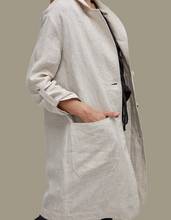 Load image into Gallery viewer, UCHUU Loose Linen Long Jacket
